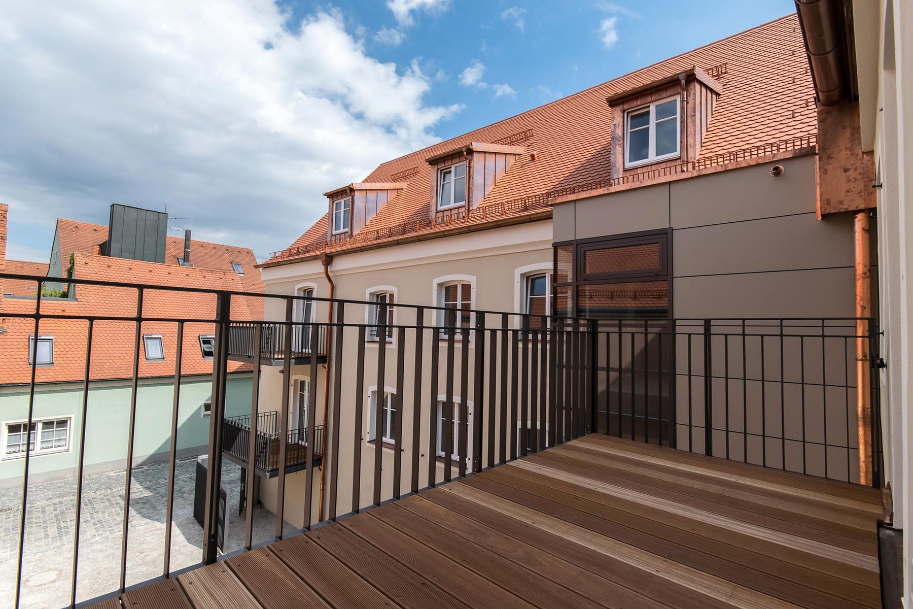 Balkon zum Innenhof