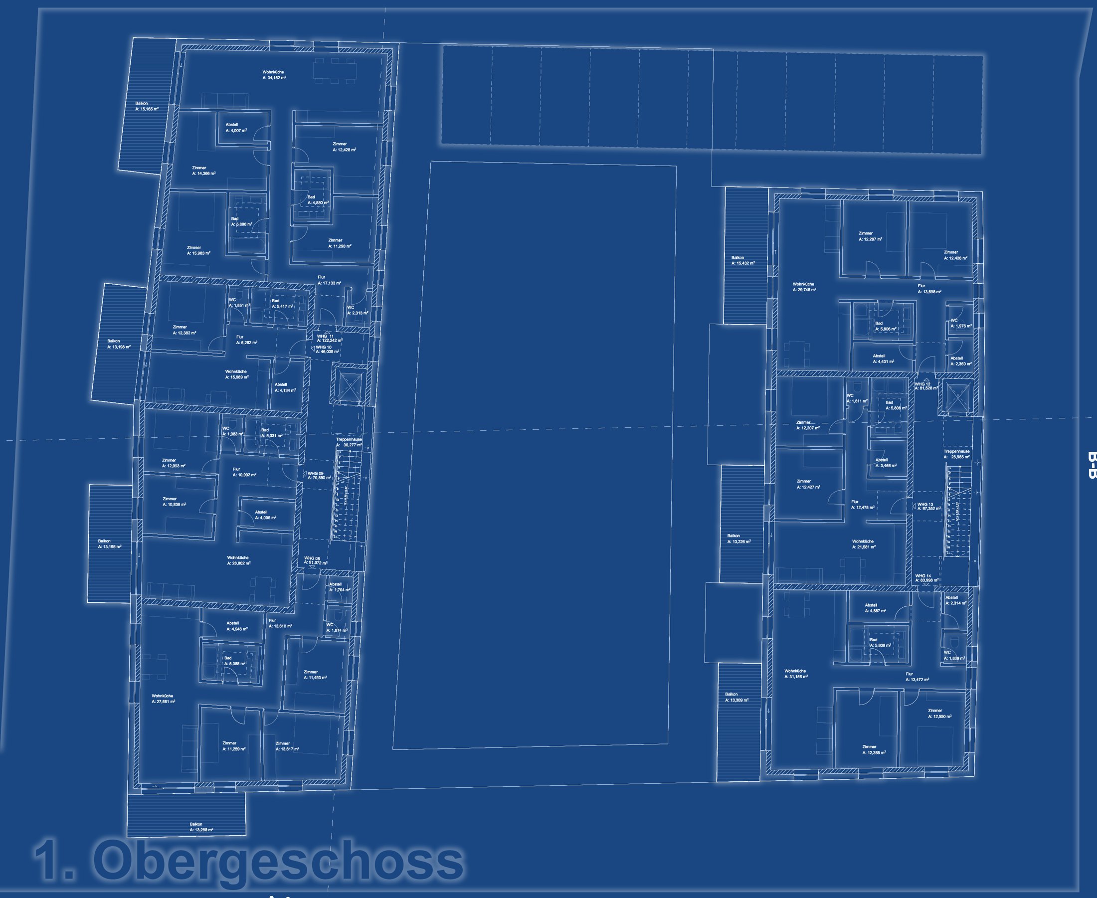 Grundriss 1. Obergeschoss